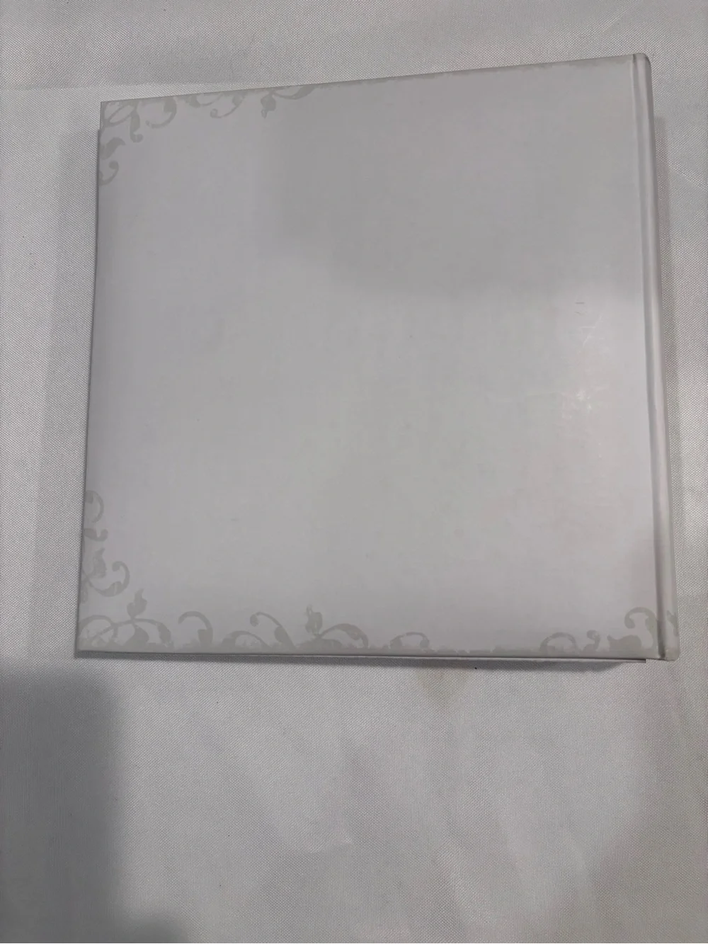 Mr. & Mrs. Decorative Photo Album- White